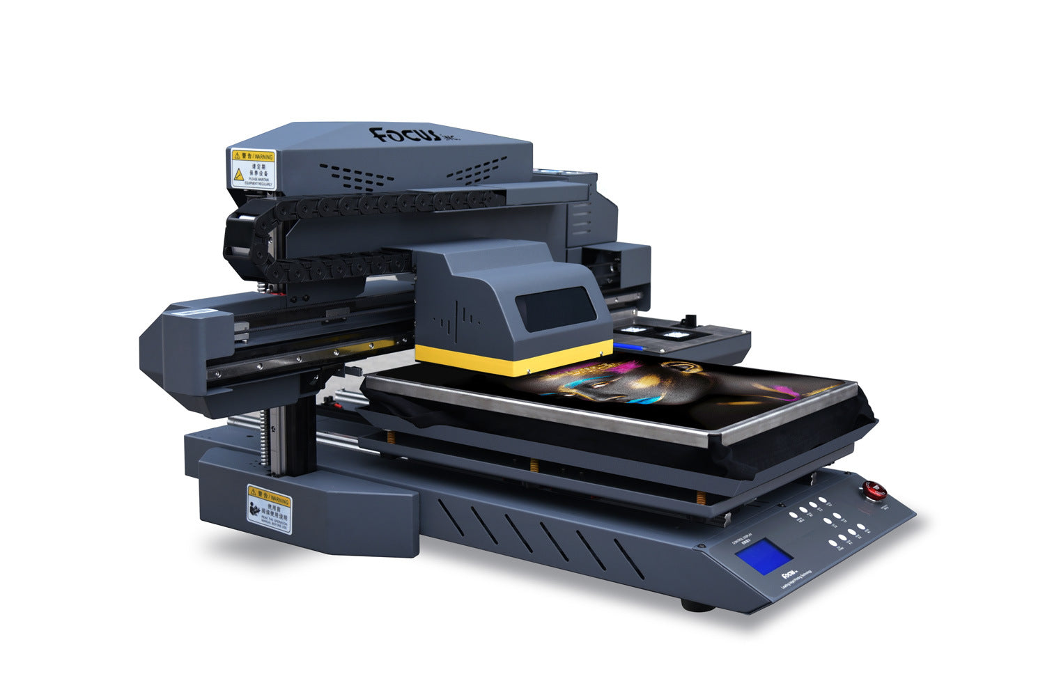A3 printed printer for textile ready-to-wear T-shirt sleeves and hats