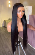 Vietnamese Bone Straight HD Lace Closure Human Hair Wig - Luxury Silk Smooth