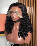 Kinky Curly Lace Frontal Wig - Pre-Plucked Natural Hairline Human Hair
