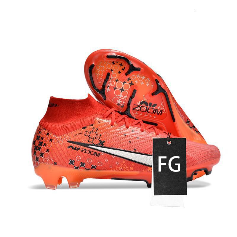 Assassin 15 High Top Built-in Full Air Cushion Waterproof Knit FG Adult Training AG Soccer Boots TF Crushed Nails Short Studs