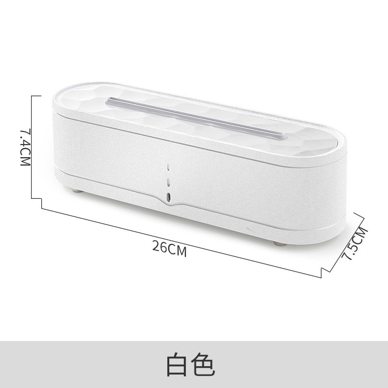Simulated Flame LED Aroma Diffuser - Desktop Essential Oil Humidifier
