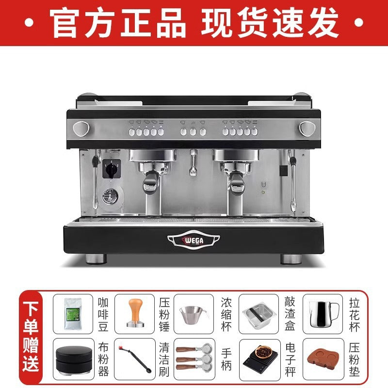 Wega Pegaso Commercial E61 Espresso Machine – Electro-Control, Single & Double Group Head (White / Black / Silver)