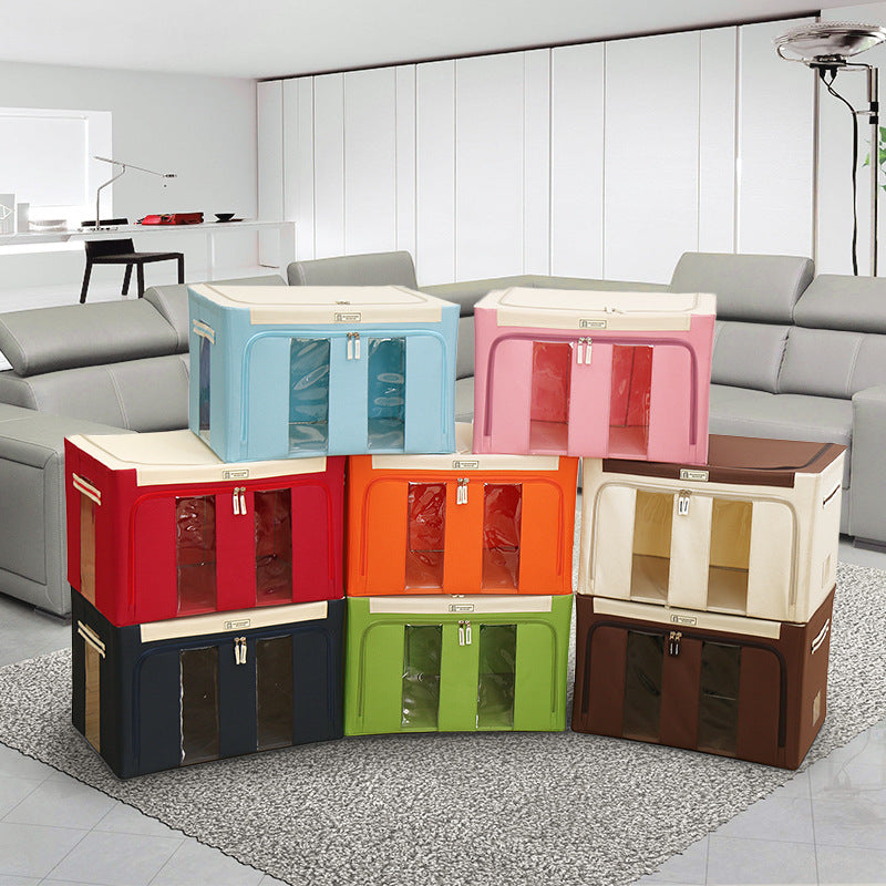 Pasilon 100L Waterproof Oxford Cloth Storage Box - Foldable Clothes Container