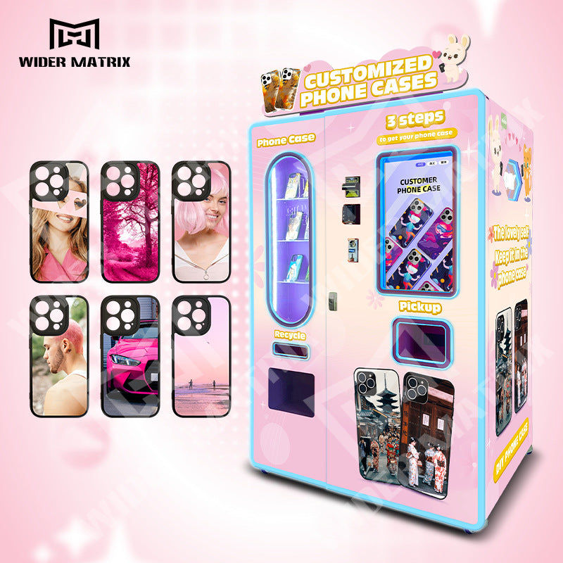 Smart vending machine factory, commercial unmanned vending machine, DIY phone case, fully automatic phone case printing vending machine