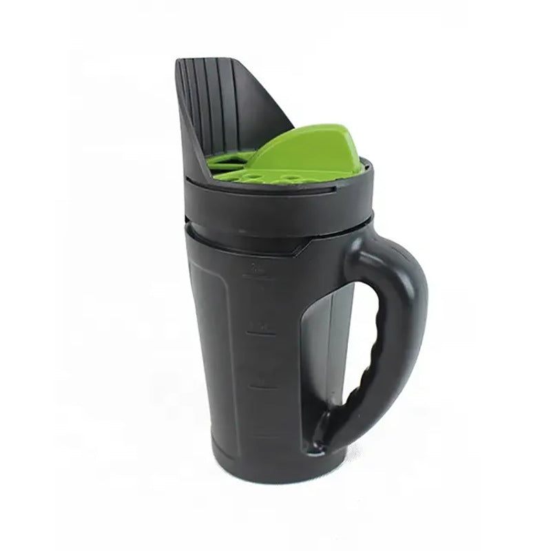 Handheld Lawn Seed & Fertilizer Spreader - Multi-Purpose Garden Seeding Pot Shaker
