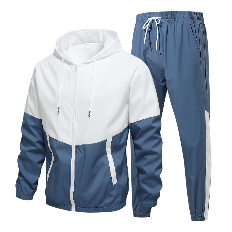 Men's Modern Tailored Casual Jacket Sport Suit Set - Fashion Forward Two-Piece Set