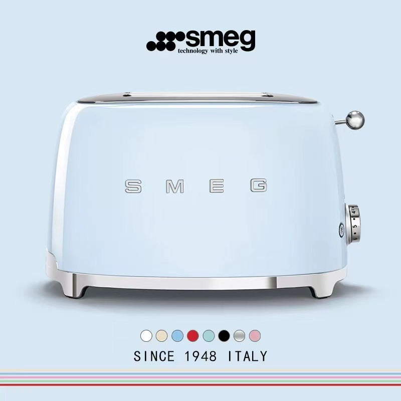 SMEG TSF01 Retro Multi-Function Stainless Steel Toaster - Italian Vintage Breakfast Machine