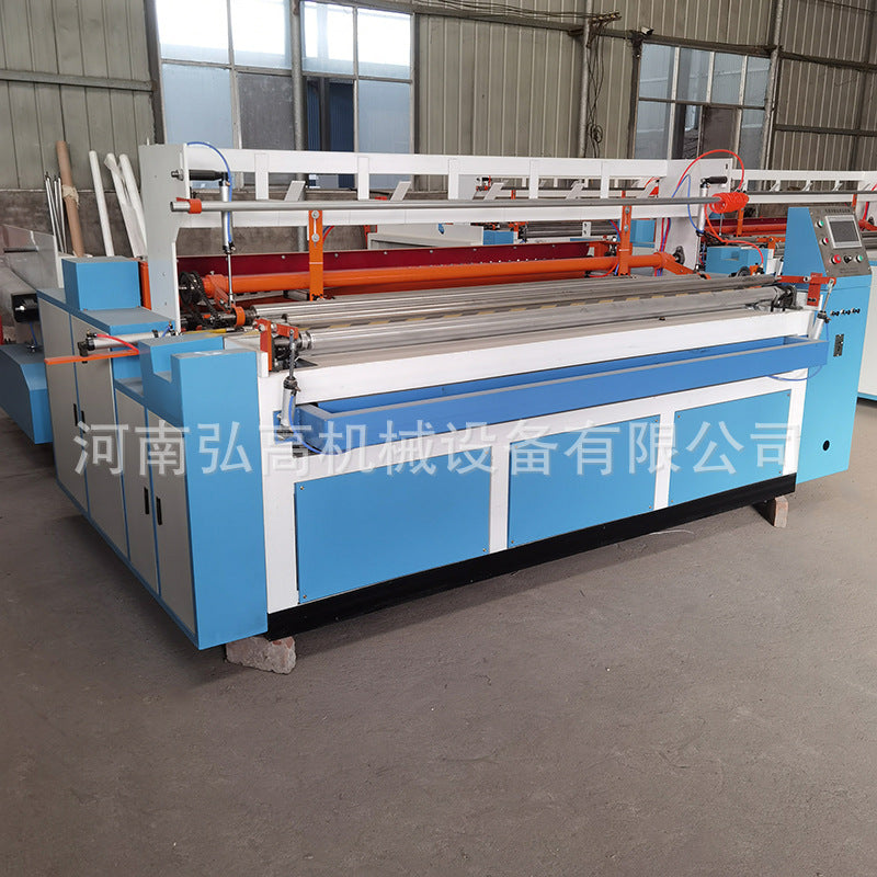 2200 Model Toilet Paper Rewinding Production Line – Small Roll Paper Manufacturing Equipment (Manual / Automatic Cutting)