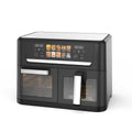 14L Double-Compartment Intelligent Air Fryer - High-Power Smoke-Free Electric Oven