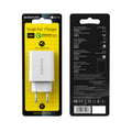 BOROFONE BA21A Single Port QC18W Fast Charger Set - Universal European Spec Cable Kit