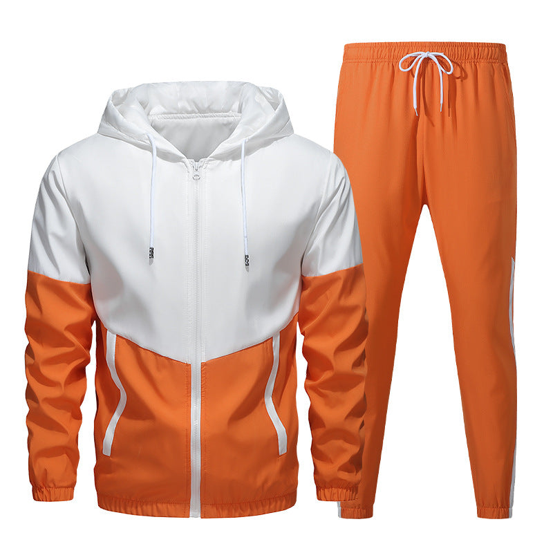 Men's Modern Tailored Casual Jacket Sport Suit Set - Fashion Forward Two-Piece Set