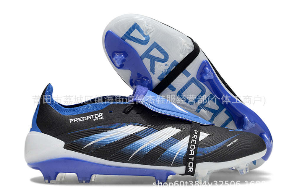 Factory Wholesale Foreign Trade Falcon 25th Generation Cap with Laces FG Low Top Men's and Women's Training Football Boots PREDATOR