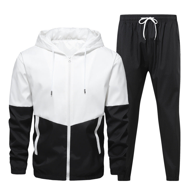 Men's Modern Tailored Casual Jacket Sport Suit Set - Fashion Forward Two-Piece Set