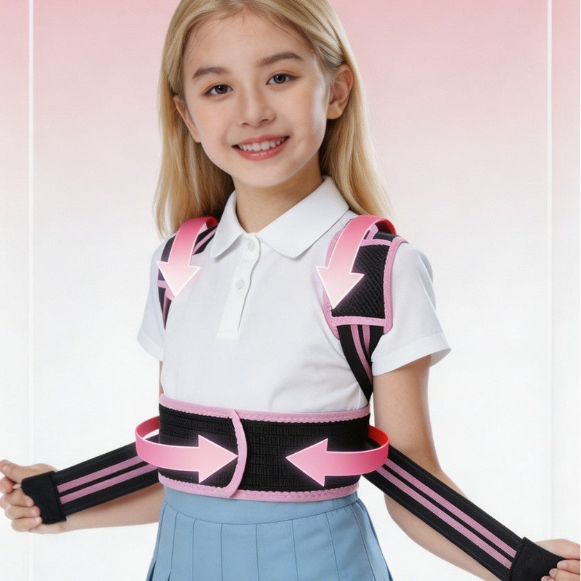 Adjustable Kids Spinal Support Belt - Teen Student Posture Corrector Strap