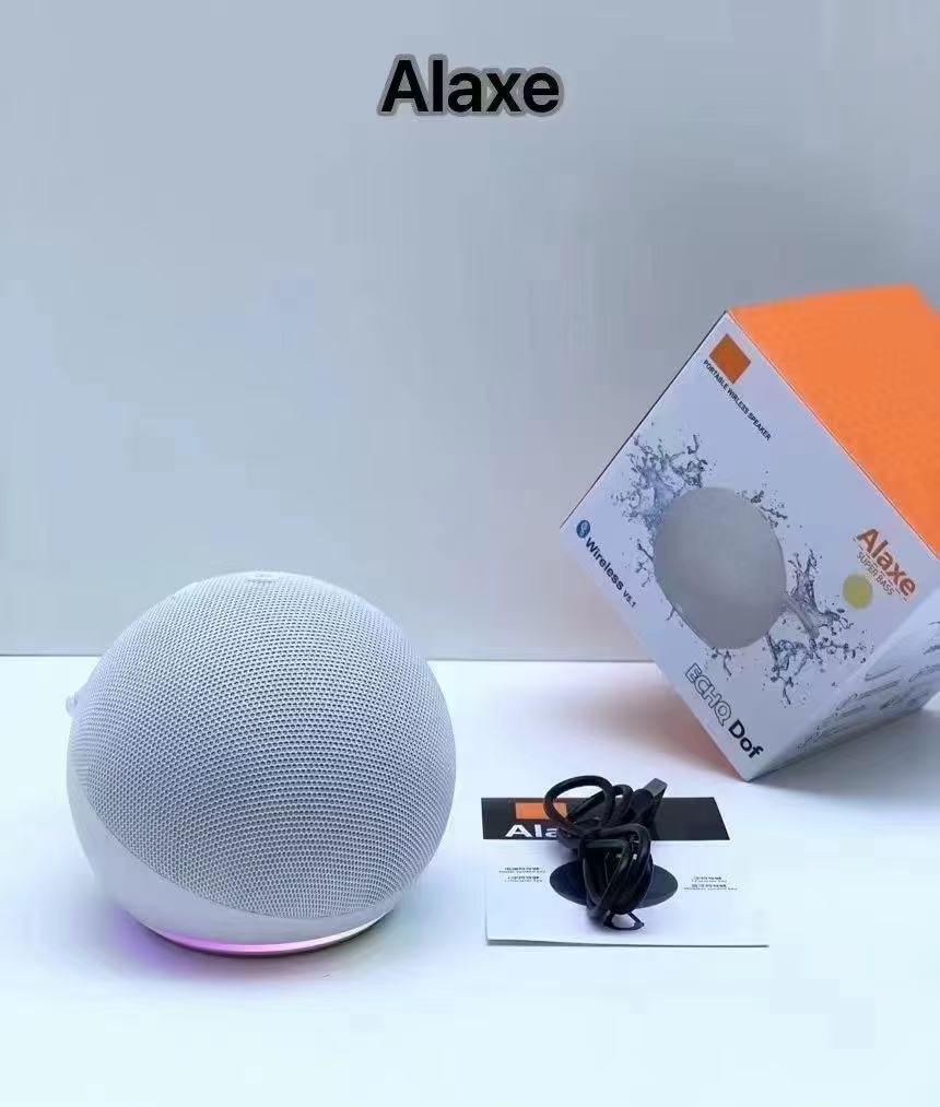Wireless Fabric Mesh Mini Bluetooth Speaker - Portable Desktop Subwoofer