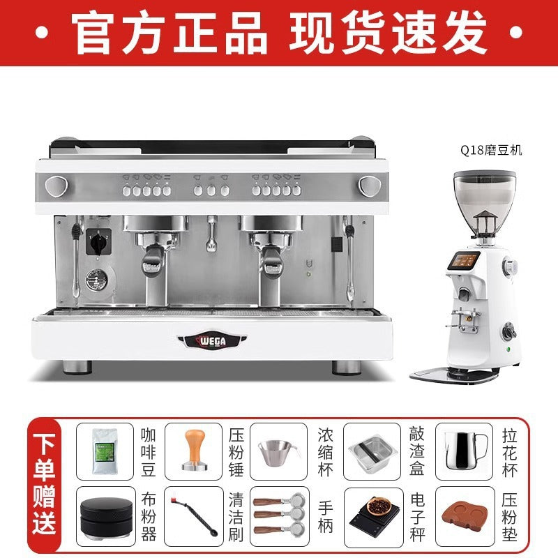 Wega Pegaso Commercial E61 Espresso Machine – Electro-Control, Single & Double Group Head (White / Black / Silver)