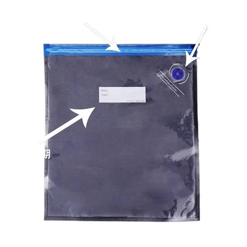 Reusable Graduated Silicone Fresh-Keeping Bags - Leakproof Food Sealed Pouches