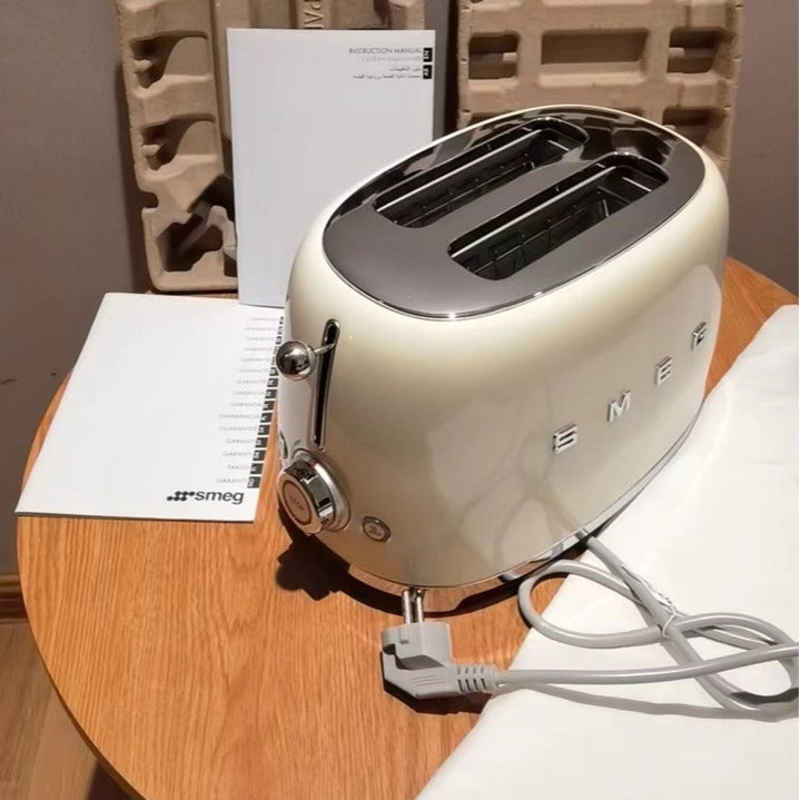 SMEG TSF01 Retro Multi-Function Stainless Steel Toaster - Italian Vintage Breakfast Machine