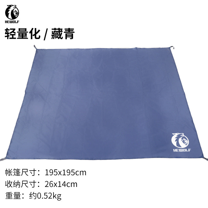 Male Wolf Automatic Vinyl Folding Tent - Portable Double Layer Camping Set