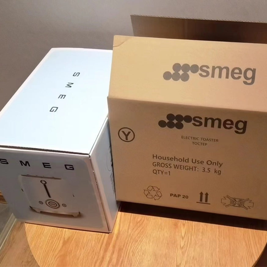 SMEG TSF01 Retro Multi-Function Stainless Steel Toaster - Italian Vintage Breakfast Machine