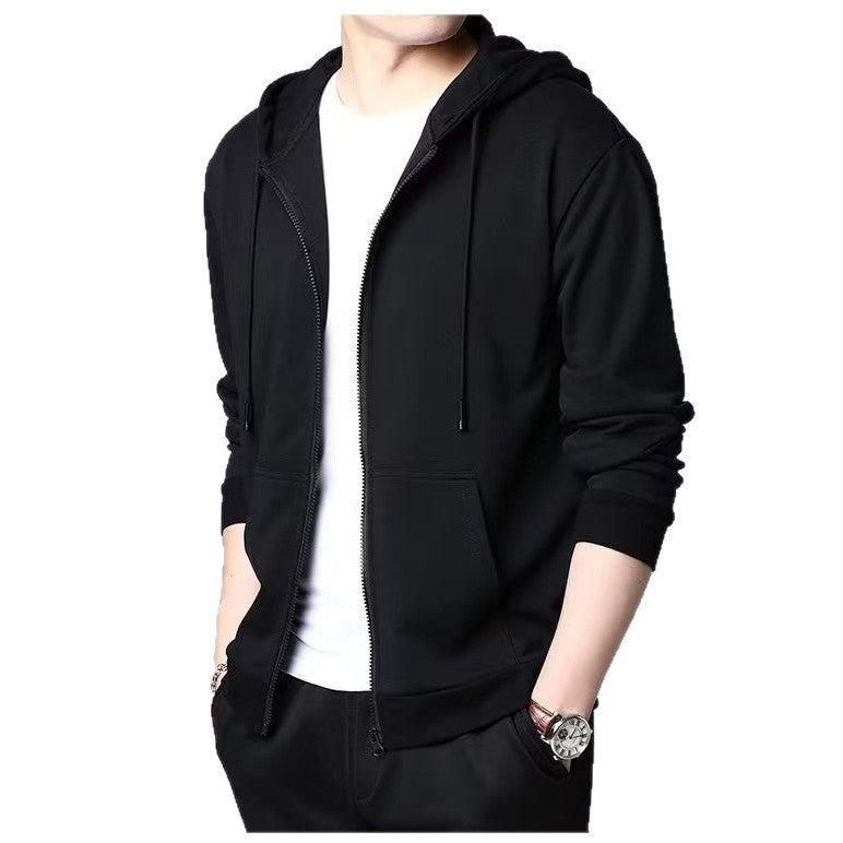 Unisex Minimalist Heavyweight Hooded Sweatshirt - Premium Loose Fit Casual Pullover Hoodie