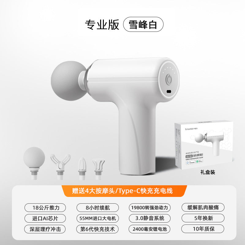 Mini Portable Electric Massage Gun - Compact Cervical Spine Muscle Massager