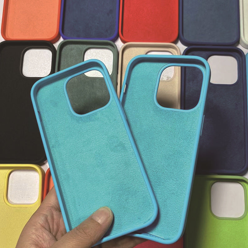 Liquid Silicone Protective Case Slim Phone Cover Pack for iPhone 15 and 16 Pro Max