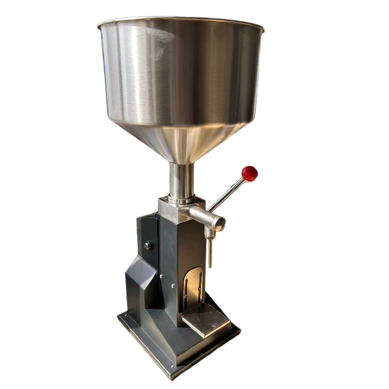 A03 Manual Hand-Press Filling Machine – Quantitative Paste & Liquid Dispenser for Cosmetics, Honey & Lotion (5–50ml)