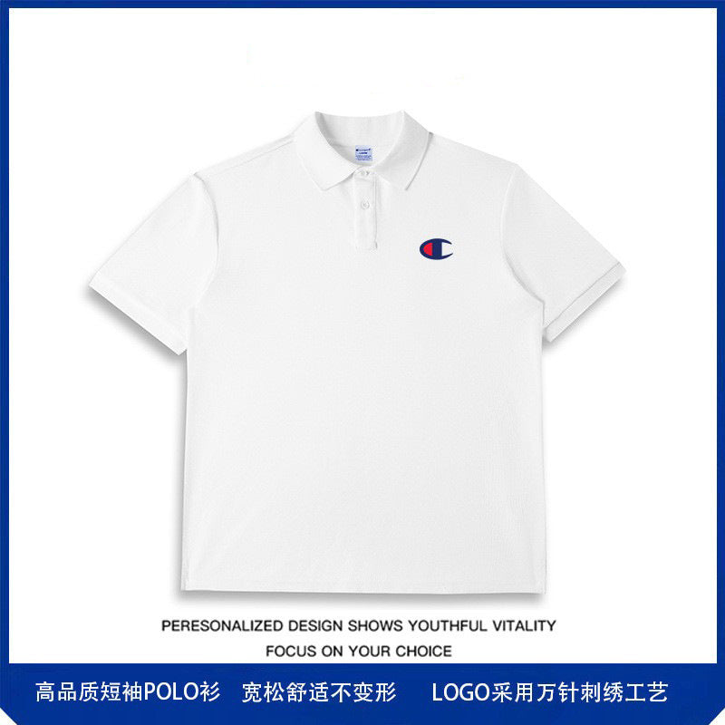 Unisex Loose Fit Embroidered Cotton Short-Sleeve T-Shirt - Premium Minimalist Streetwear Top
