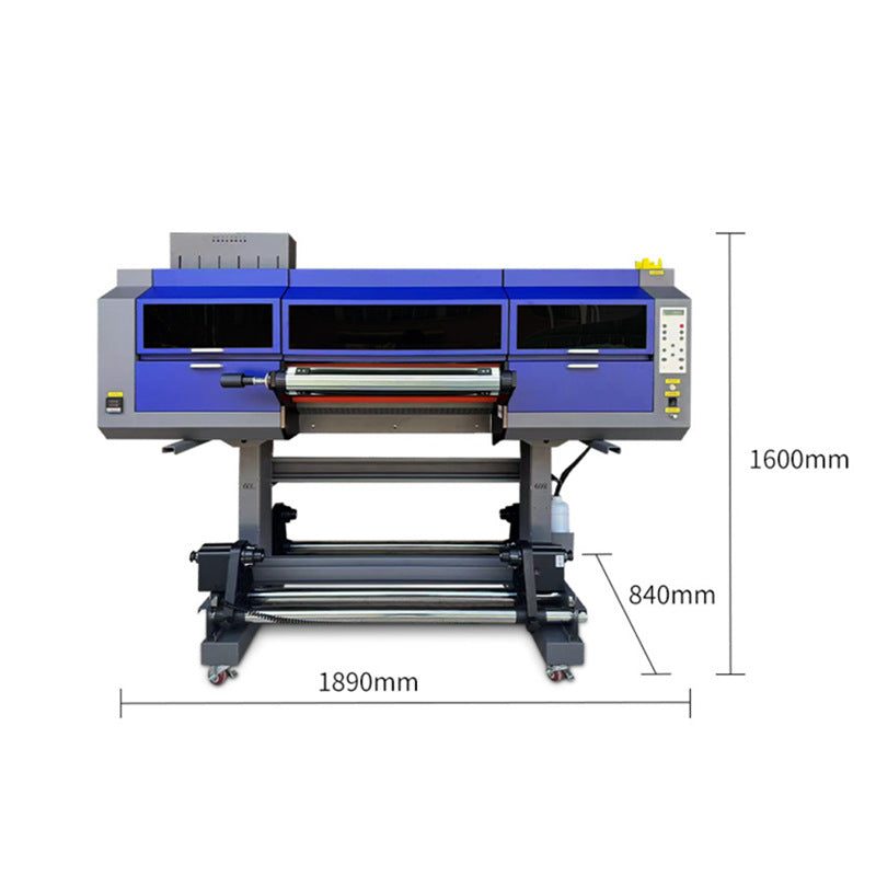 Factory supply: DTE three-head anti-embroidery printing lamination integrated machine, UV flatbed printer, PVC acrylic card