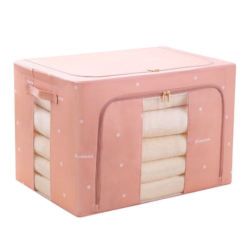 Thickened Folding Fabric Storage Box - Large Size Quilt & Toy Organizer