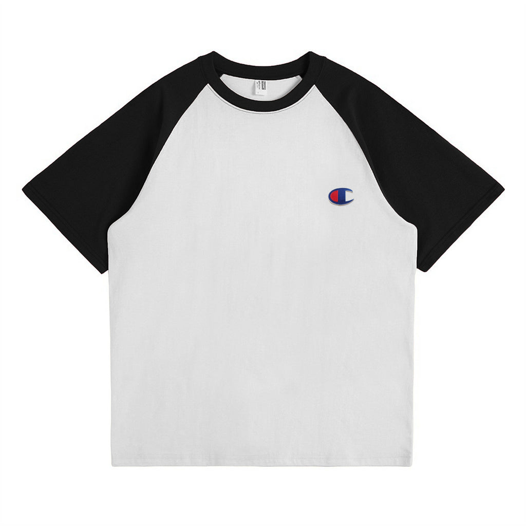 Unisex Loose Fit Embroidered Cotton Short-Sleeve T-Shirt - Premium Minimalist Streetwear Top