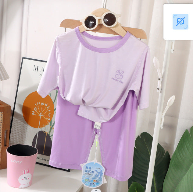 Premium Tencel Modal 3/4 Sleeve Loungewear Set Ultra Soft Cooling Summer Pajamas