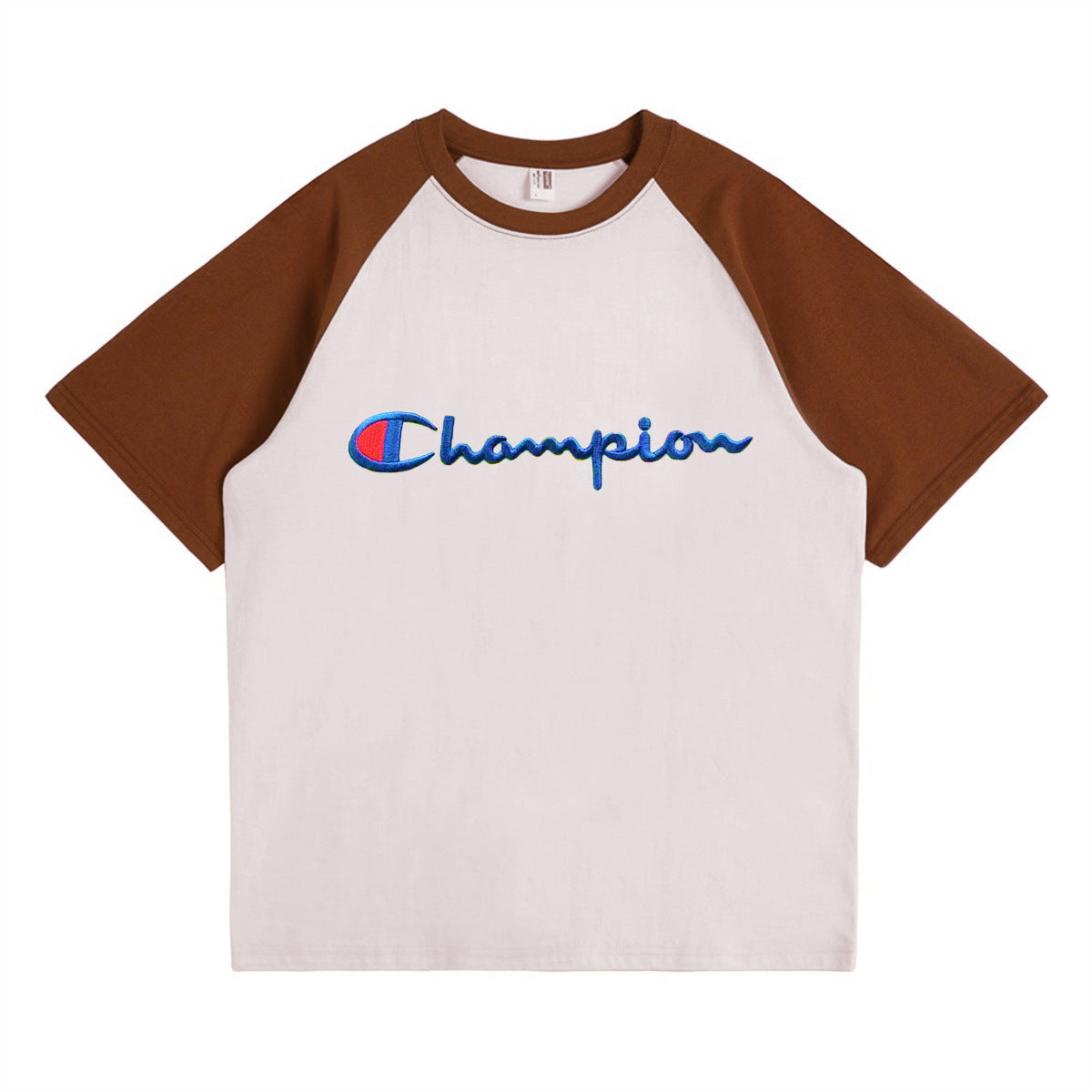 Unisex Loose Fit Embroidered Cotton Short-Sleeve T-Shirt - Premium Minimalist Streetwear Top