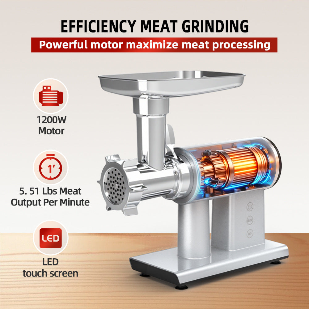 2-in-1 Electric Meat Grinder & Sausage Stuffer - Multi-Functional Home Enema Machine