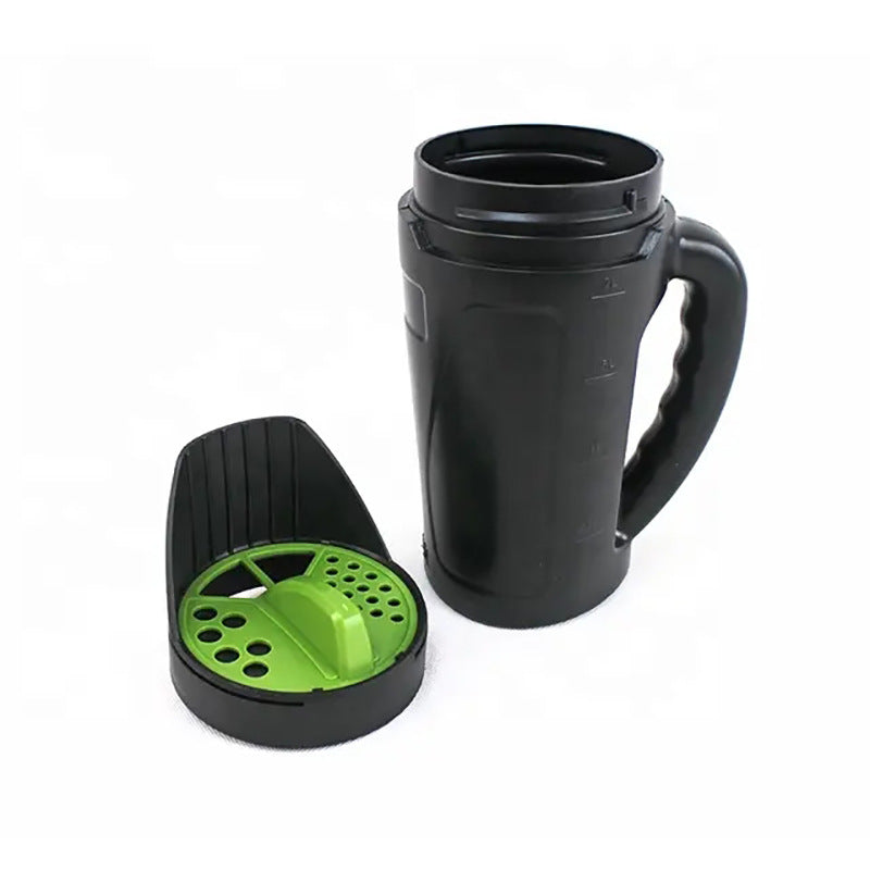 Handheld Lawn Seed & Fertilizer Spreader - Multi-Purpose Garden Seeding Pot Shaker