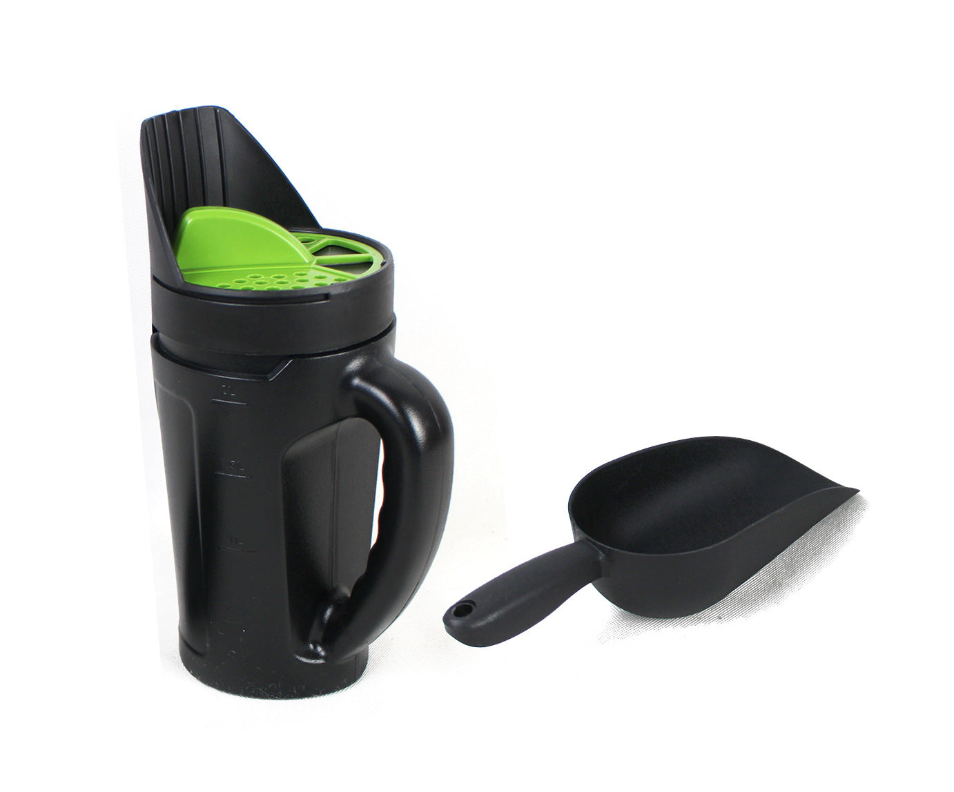 Handheld Lawn Seed & Fertilizer Spreader - Multi-Purpose Garden Seeding Pot Shaker