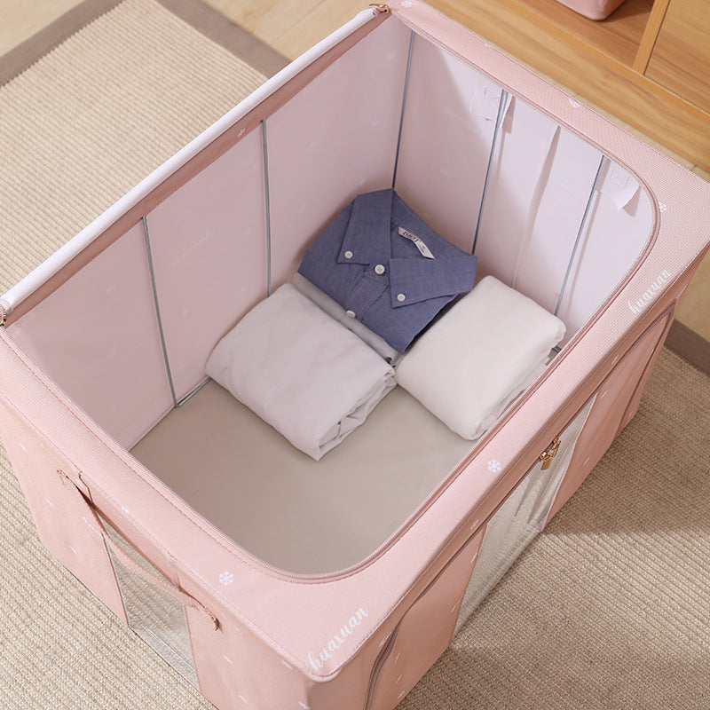 Thickened Folding Fabric Storage Box - Large Size Quilt & Toy Organizer