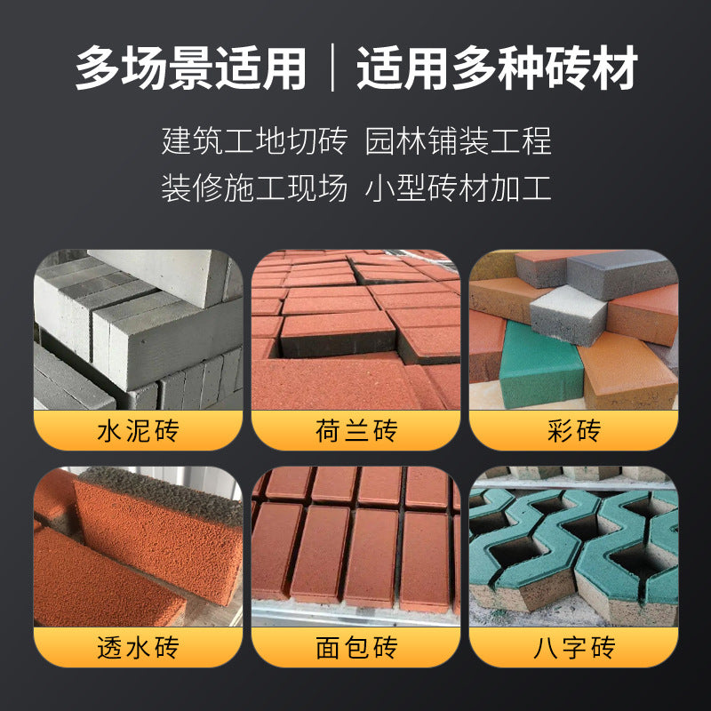 Small manual brick cutting machine, masonry, and construction site can be used for manual cutting and cutting of aerated bricks