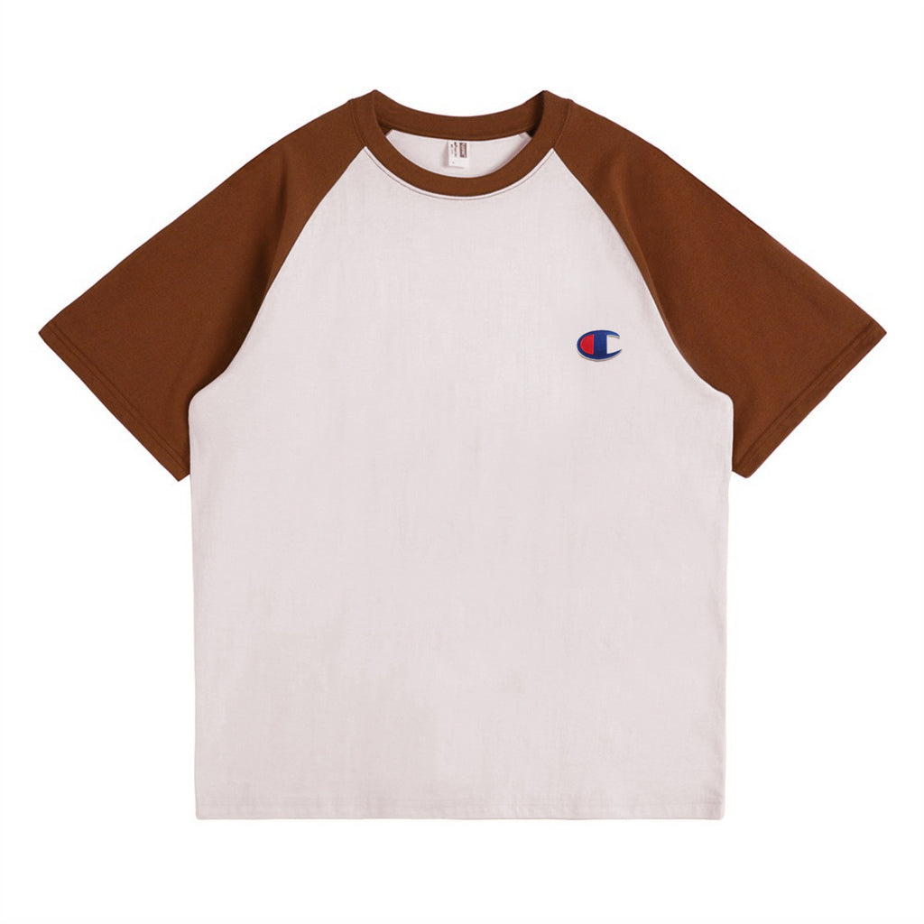 Unisex Loose Fit Embroidered Cotton Short-Sleeve T-Shirt - Premium Minimalist Streetwear Top