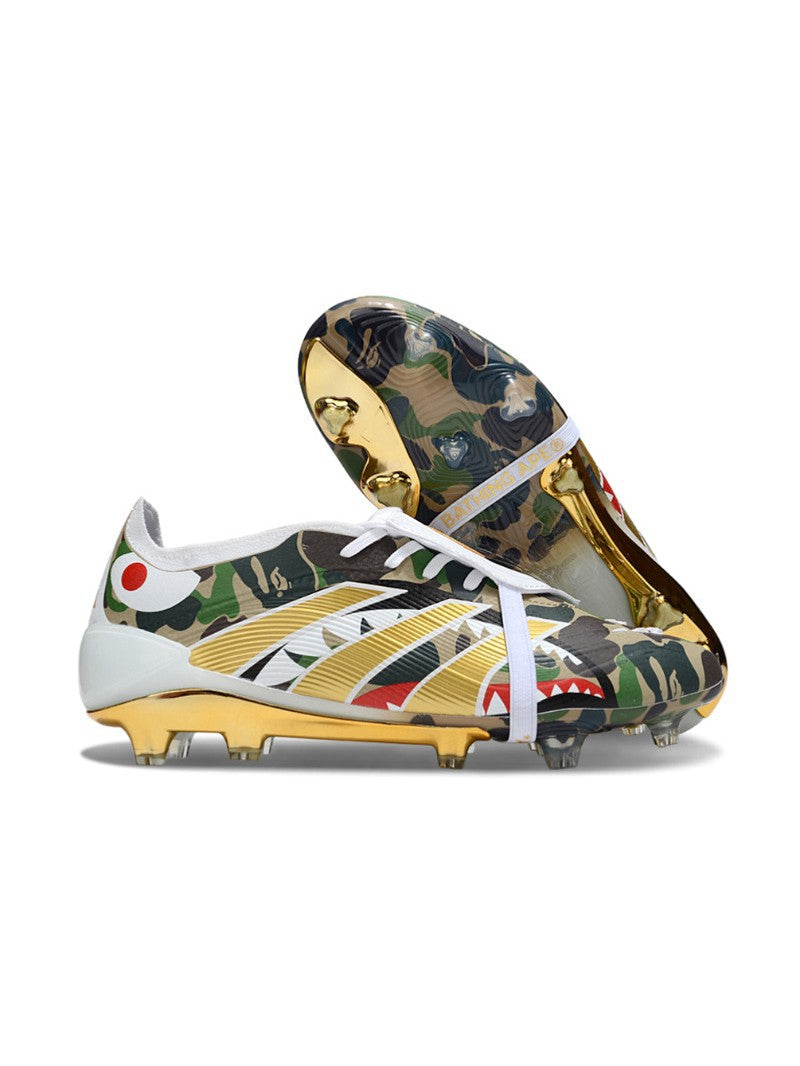 Factory Wholesale Foreign Trade Falcon 25th Generation Cap with Laces FG Low Top Men's and Women's Training Football Boots PREDATOR