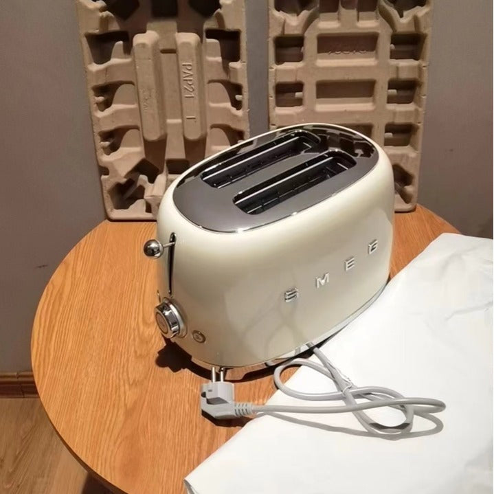 SMEG TSF01 Retro Multi-Function Stainless Steel Toaster - Italian Vintage Breakfast Machine