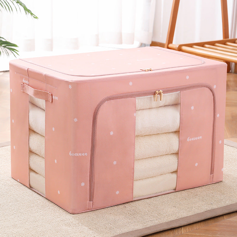 Thickened Folding Fabric Storage Box - Large Size Quilt & Toy Organizer