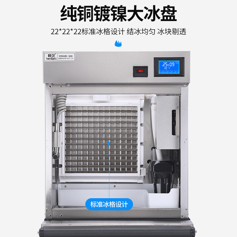 Large-Capacity Intelligent Automatic Commercial Ice Maker – Square & Crescent Ice | 68KG to 1200KG Daily | Bar & Milk Tea