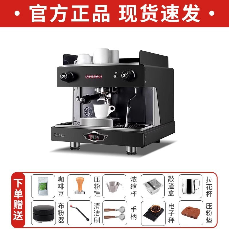 Wega Pegaso Commercial E61 Espresso Machine – Electro-Control, Single & Double Group Head (White / Black / Silver)