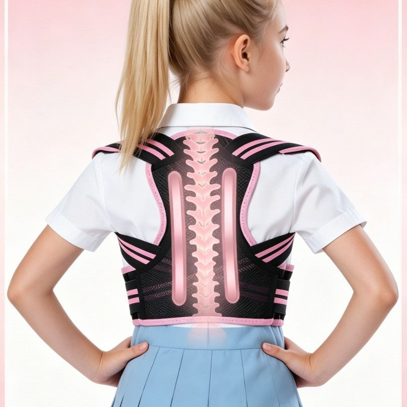 Adjustable Kids Spinal Support Belt - Teen Student Posture Corrector Strap