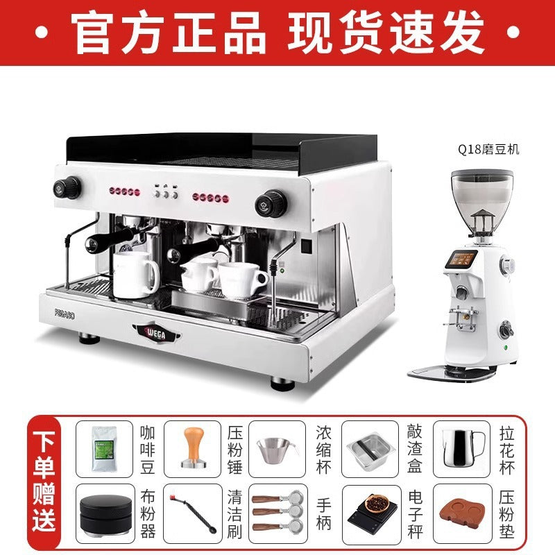 Wega Pegaso Commercial E61 Espresso Machine – Electro-Control, Single & Double Group Head (White / Black / Silver)