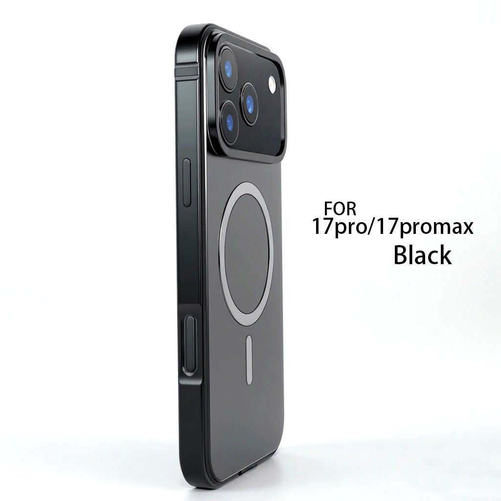 iPhone 17 Pro / Pro Max Metallic Shockproof Magnetic Phone Case