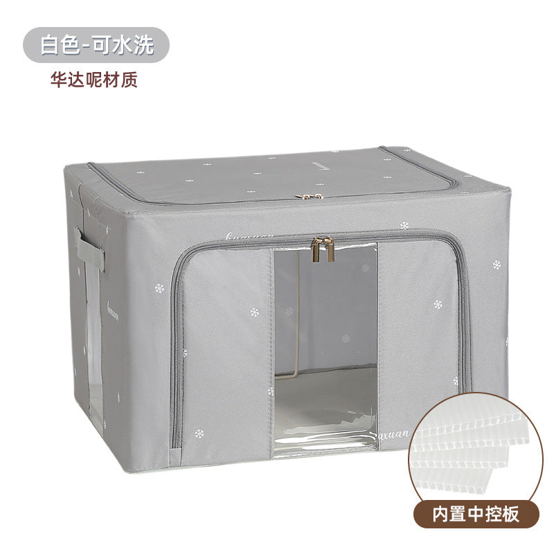 Thickened Folding Fabric Storage Box - Large Size Quilt & Toy Organizer