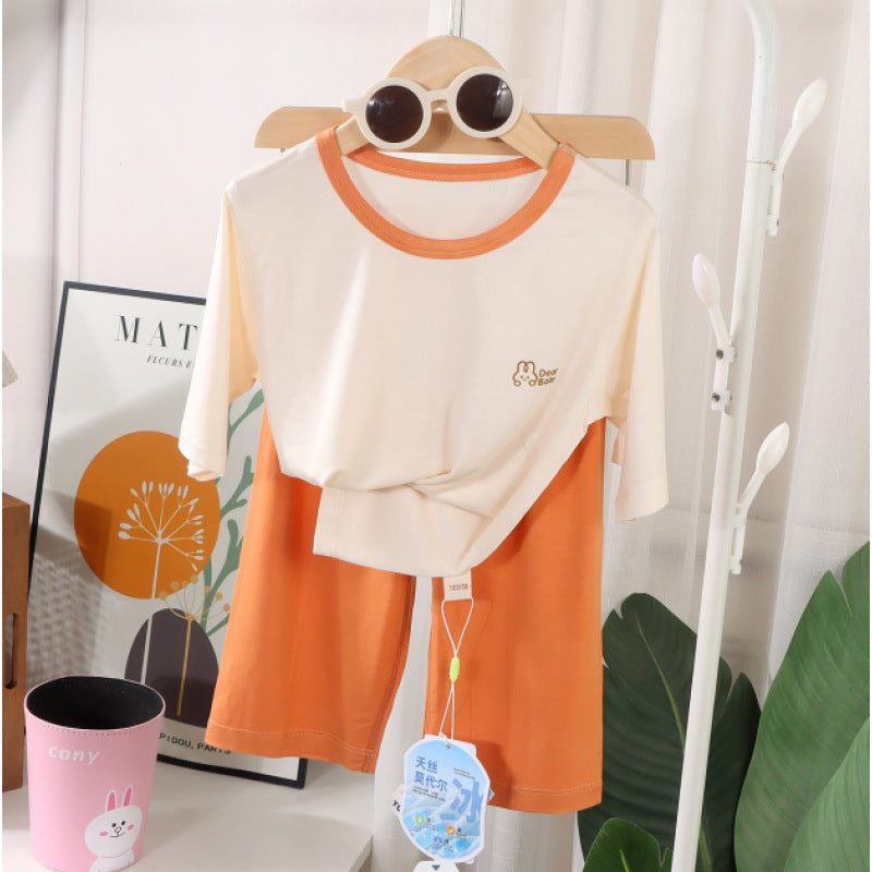 Premium Tencel Modal 3/4 Sleeve Loungewear Set Ultra Soft Cooling Summer Pajamas